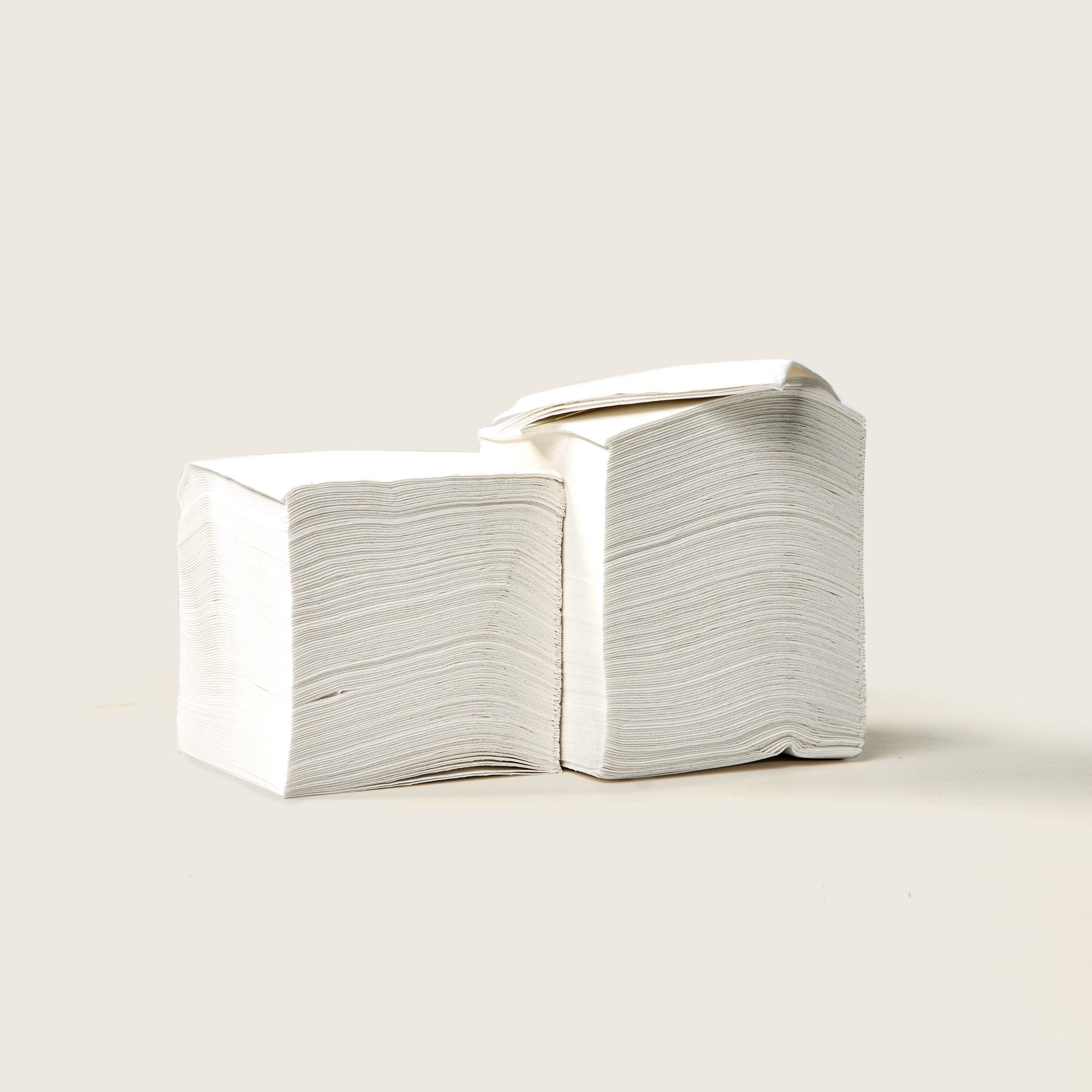 BEVERAGE NAPKIN 1 PLY - WHITE